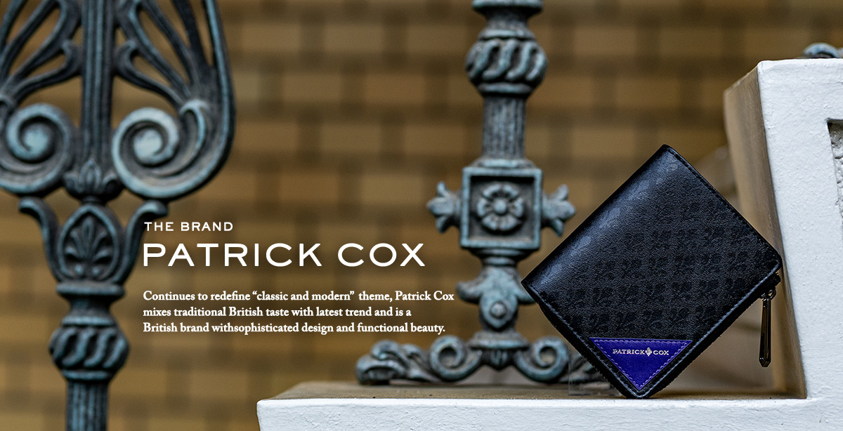 PATRICK COX L字ファスナー二つ折り財布