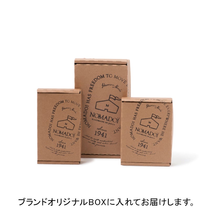 NOMADOI アラバマ ラウンドファスナー 二つ折り札入れ ブランドオリジナルBOX付き