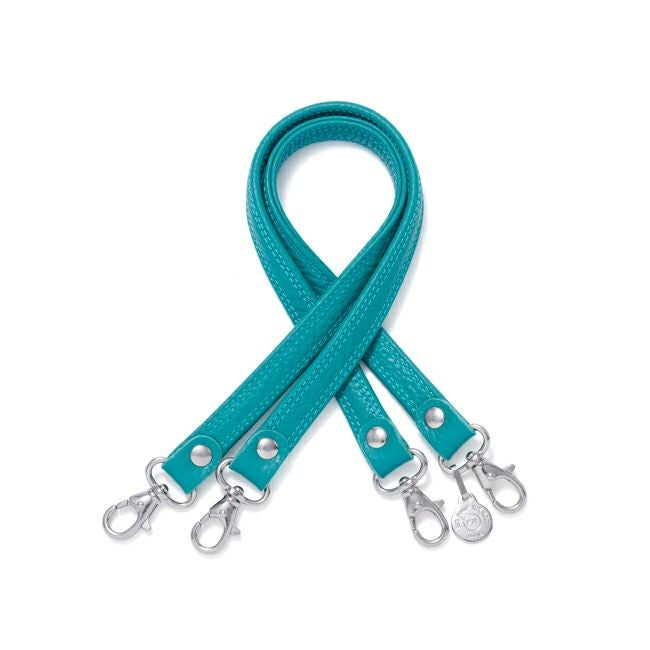 un jour un sac 牛革ハンドル VS2P35  ターコイズブルー