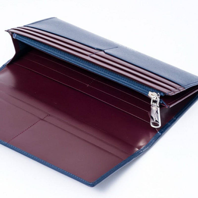 mila schon falterona(ファルテローナ) 長財布 ネイビー