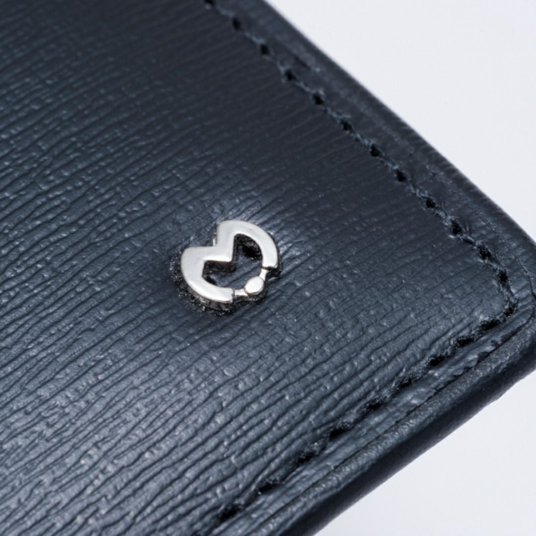 mila schon falterona(ファルテローナ) 小銭入れ付き折り財布 ブラック