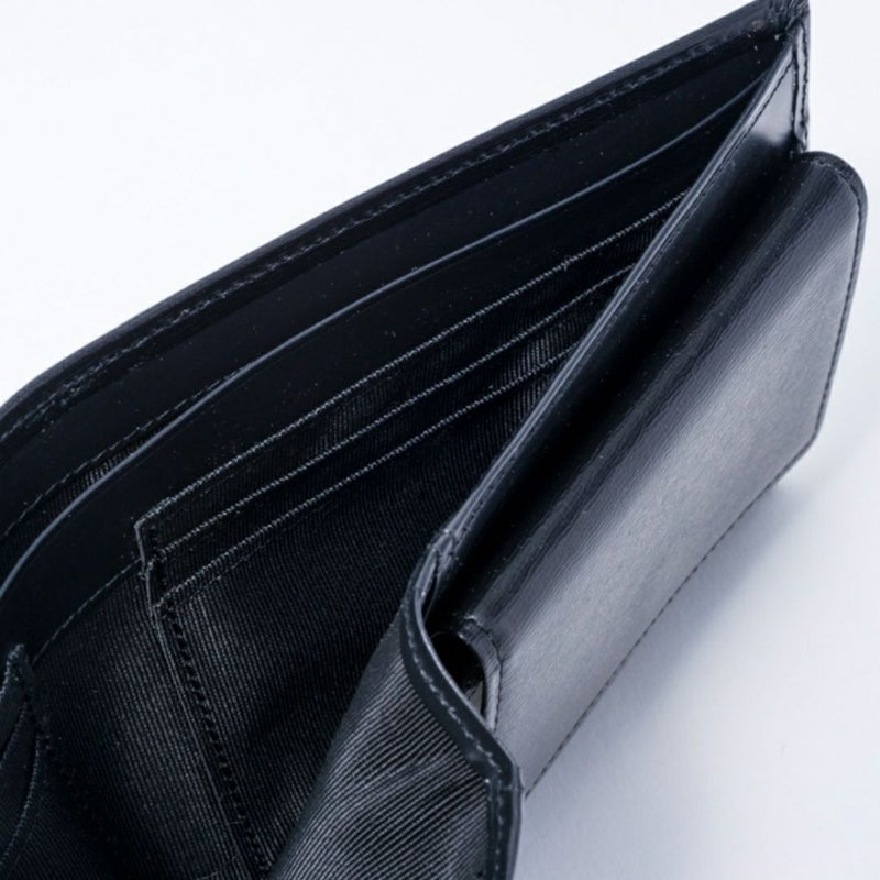 mila schon falterona(ファルテローナ) 小銭入れ付き折り財布 ブラック