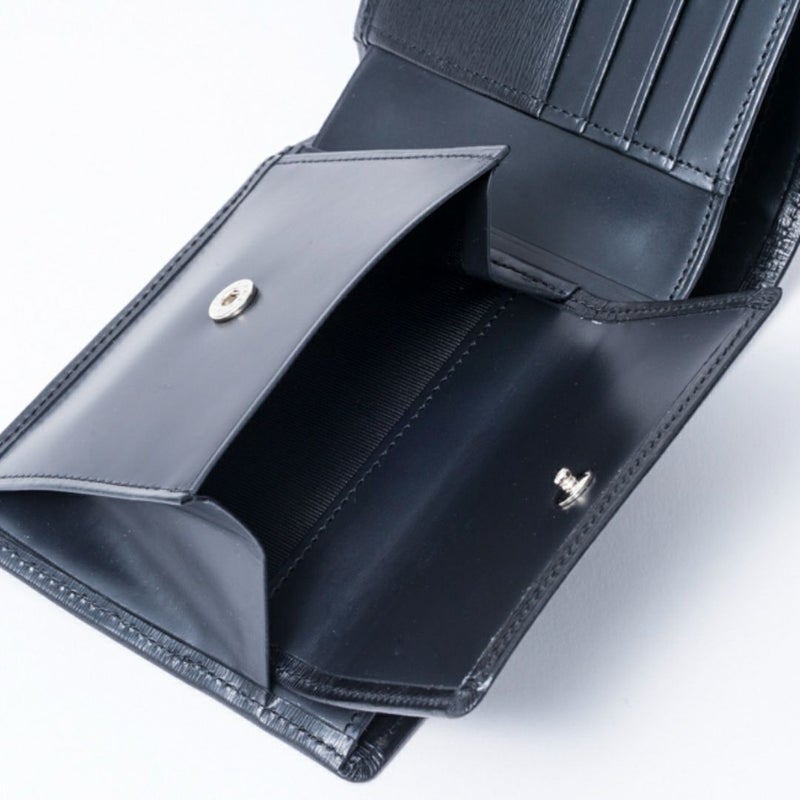 mila schon falterona(ファルテローナ) 小銭入れ付き折り財布 ブラック