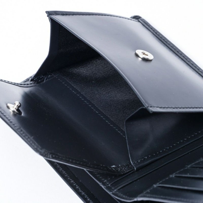 mila schon falterona(ファルテローナ) 小銭入れ付き折り財布 ブラック