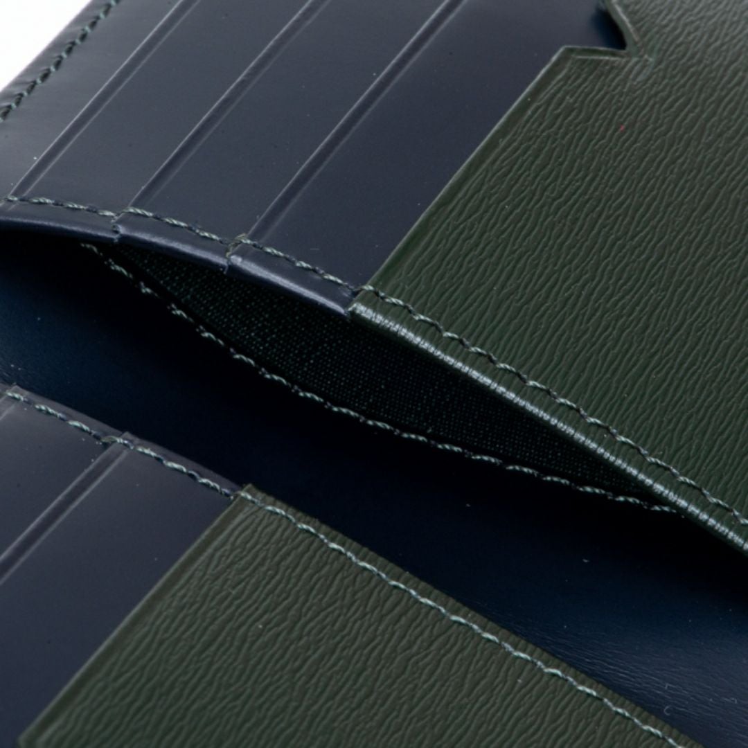 mila schon falterona(ファルテローナ) 折り財布 グリーン