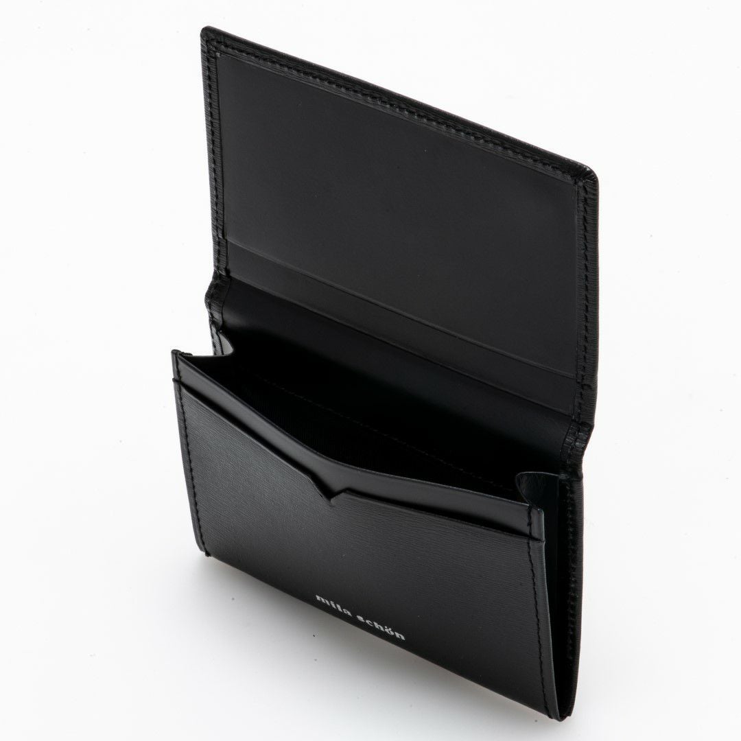 mila schon falterona(ファルテローナ) 名刺入れ ブラック
