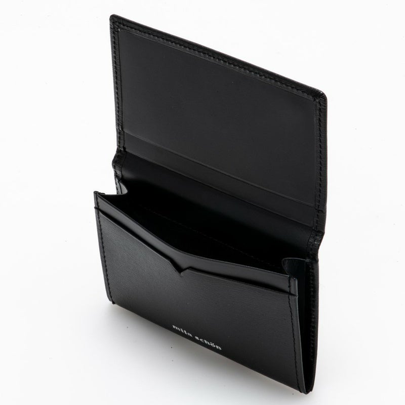 mila schon falterona(ファルテローナ) 名刺入れ ブラック