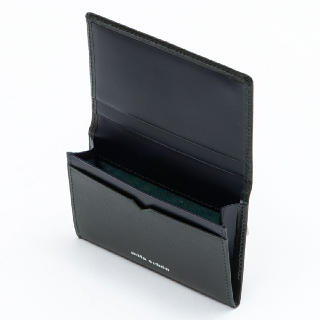 mila schon falterona(ファルテローナ) 名刺入れ グリーン