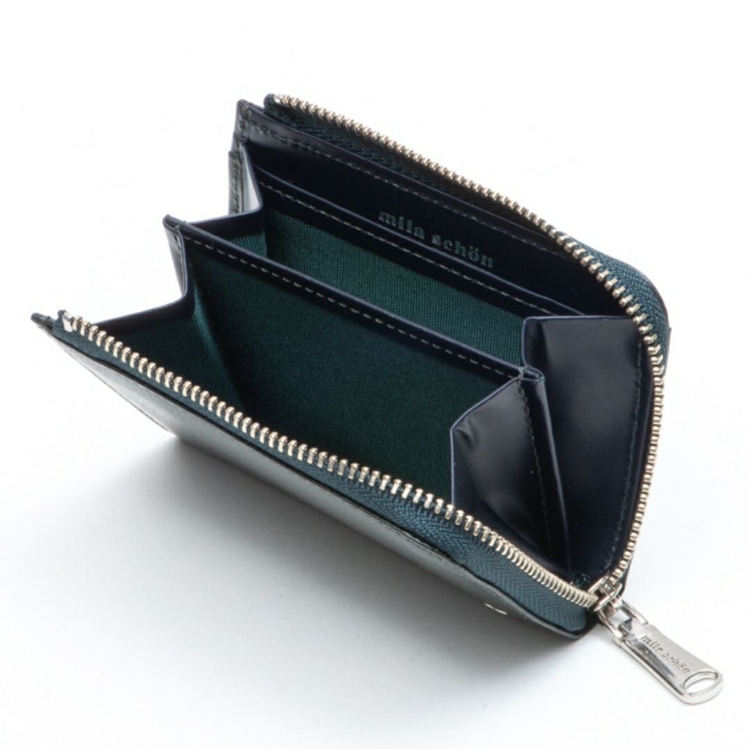 mila schon falterona(ファルテローナ) コインケース グリーン