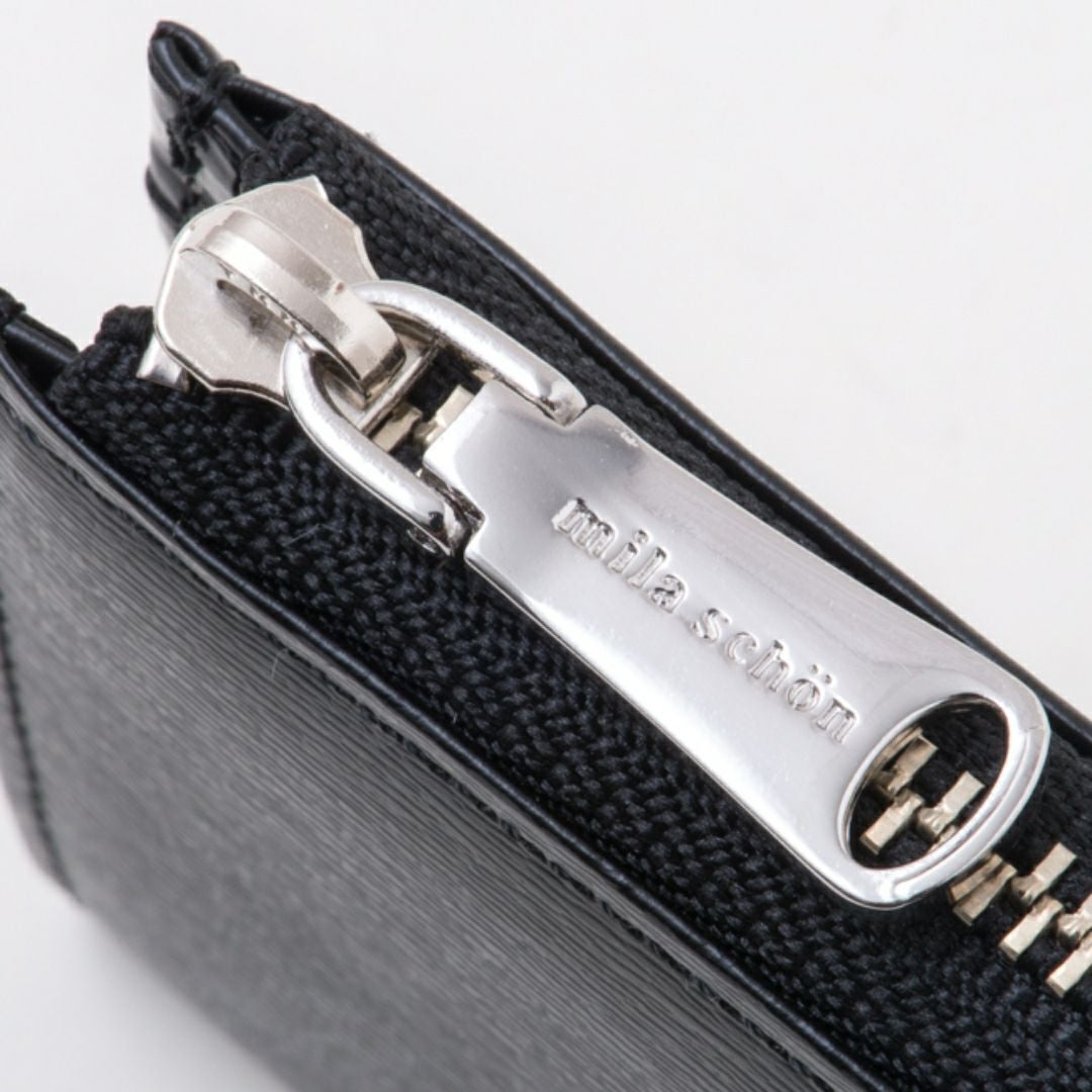 mila schon falterona(ファルテローナ) コインケース ブラック