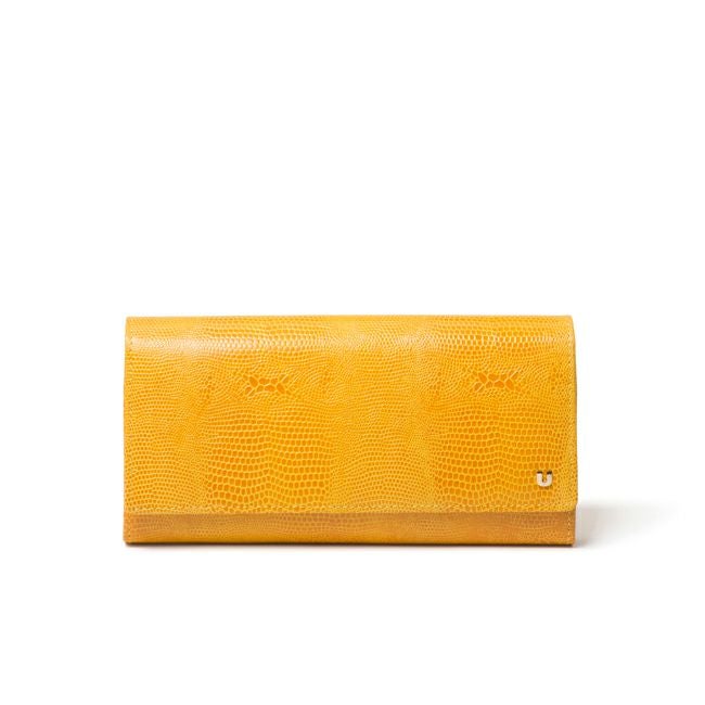 U by ungaro ピエッツ 長財布 イエロー