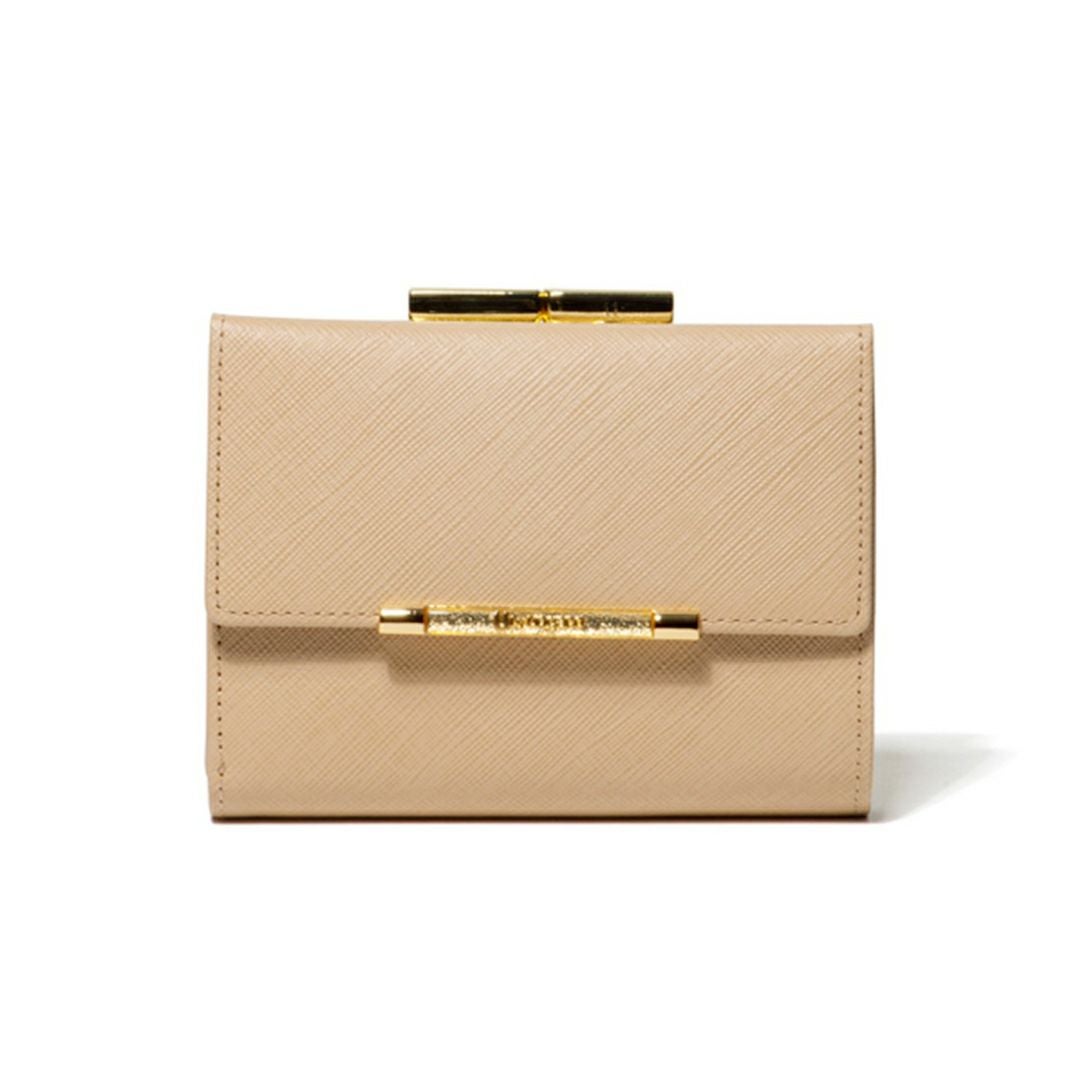 U by ungaroベージュゴールド折り財布 U by ungaro アイガー 口金折り財布 商品｜THE BAGMANIA