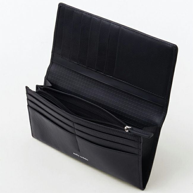 mila schon CALF LEATHER 長財布 ブラック