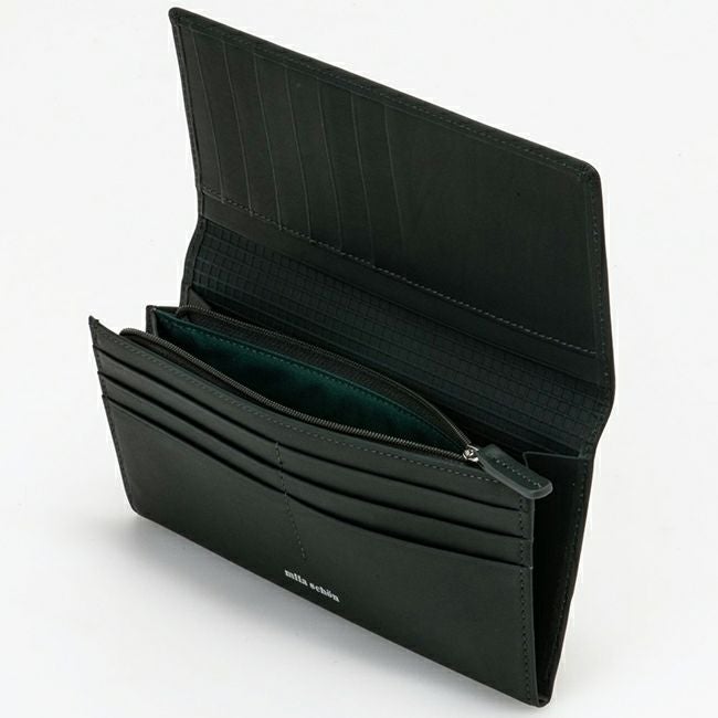 mila schon CALF LEATHER 長財布 グリーン