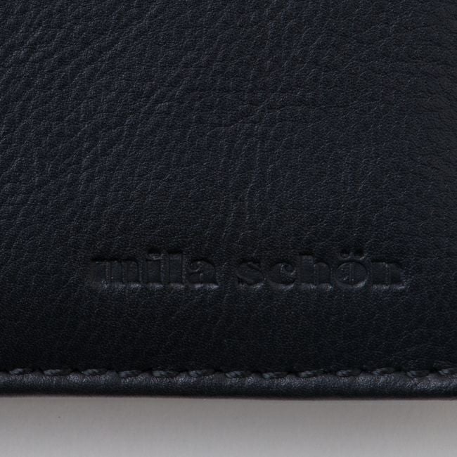 mila schon CALF LEATHER 長財布 ブラック