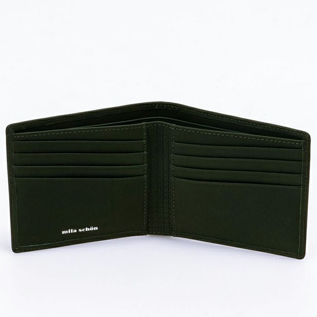 コリンシアン　バッジョ　金台座　未開封　ミラン mila schon CALF LEATHER 二つ折り財布 商品｜THE BAGMANIA