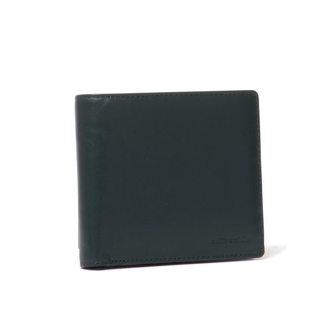 mila schon CALF LEATHER 小銭入付き二つ折り財布 グリーン