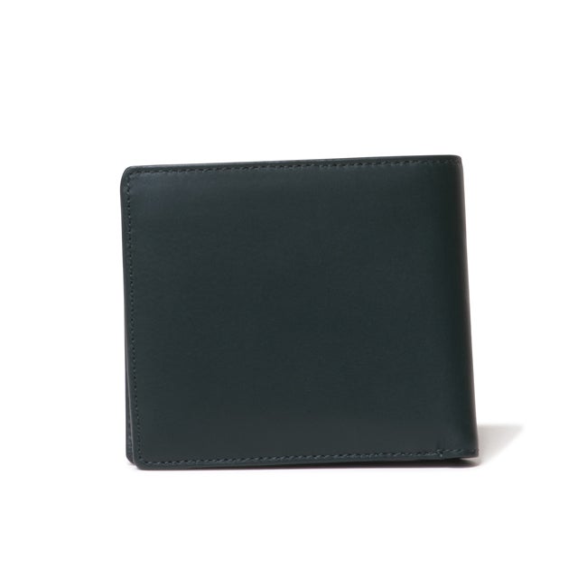 mila schon CALF LEATHER 小銭入付き二つ折り財布 グリーン