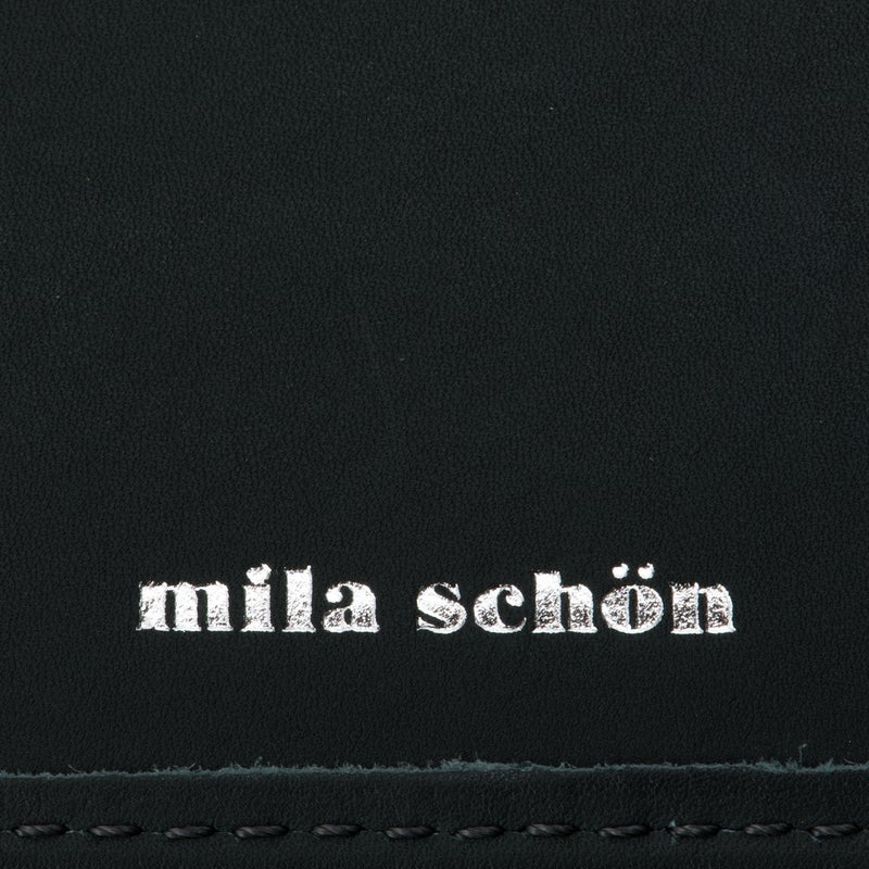 mila schon CALF LEATHER 二つ折り財布【MSMW7JS2】 グリーン