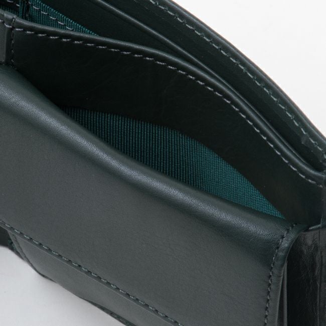 mila schon CALF LEATHER 小銭入付き二つ折り財布