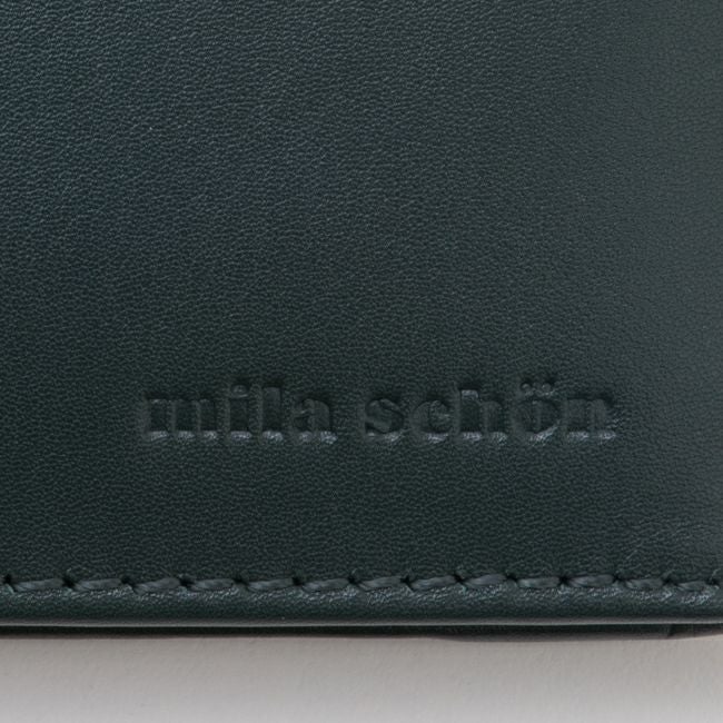 mila schon CALF LEATHER 小銭入付き二つ折り財布