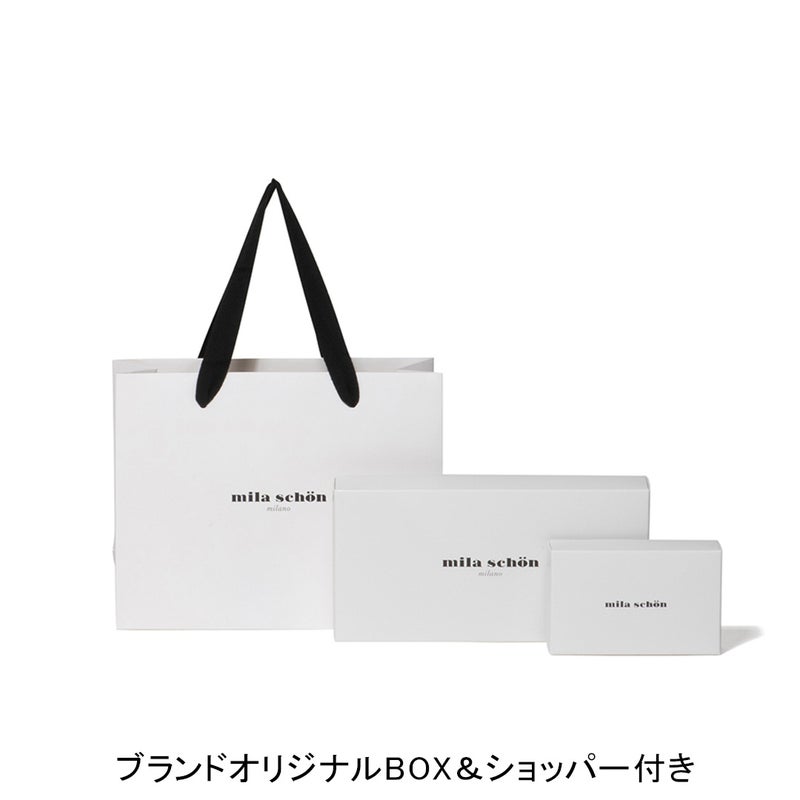 mila schon CALF LEATHER 二つ折り財布【MSMW7JS2】 ブランドオリジナルBOX＆ショッパー付き