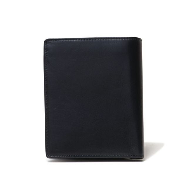 mila schon CALF LEATHER 中ベラ付二つ折り財布 ブラック