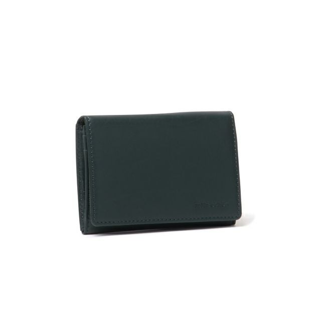 mila schon CALF LEATHER パスケース グリーン