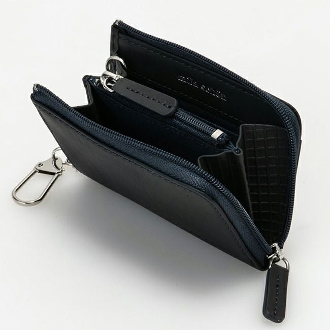 mila schon CALF LEATHER 小銭入れ ネイビー