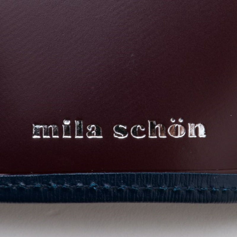 mila schon falterona(ファルテローナ) キーケース ネイビー