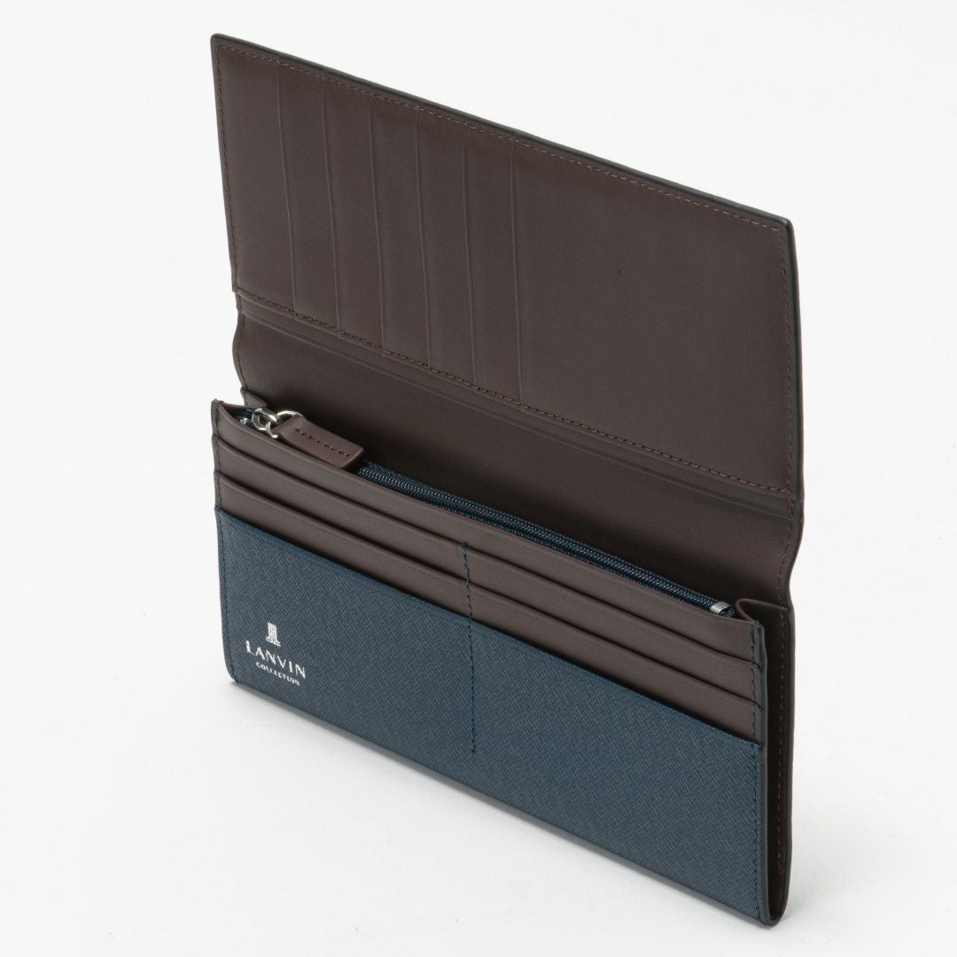 LANVIN COLLECTION couleur du vin かぶせ型長財布 商品｜THE BAGMANIA