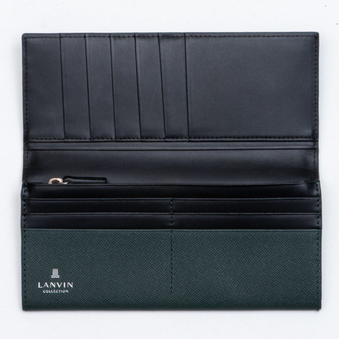 LANVIN COLLECTION couleur du vin かぶせ型長財布 商品｜THE BAGMANIA