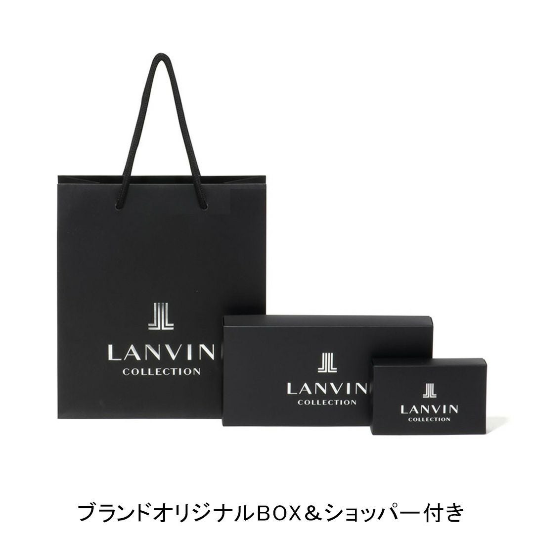 LANVIN COLLECTION couleur du vin かぶせ型長財布 ブランドオリジナルBOX＆ショッパー付き
