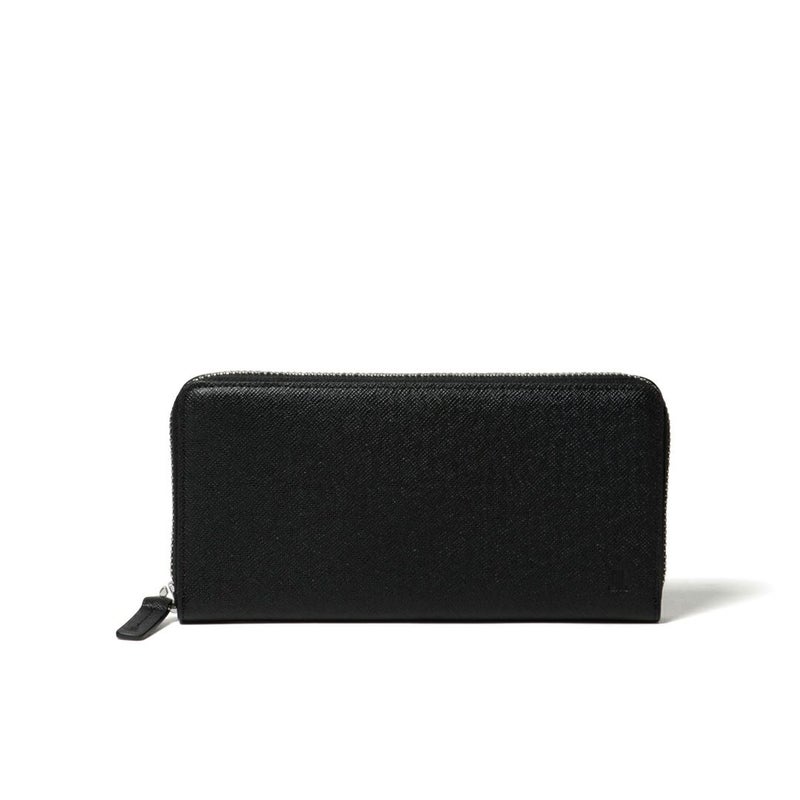 LANVIN COLLECTION couleur du vin ラウンドファスナー長財布 ブラック