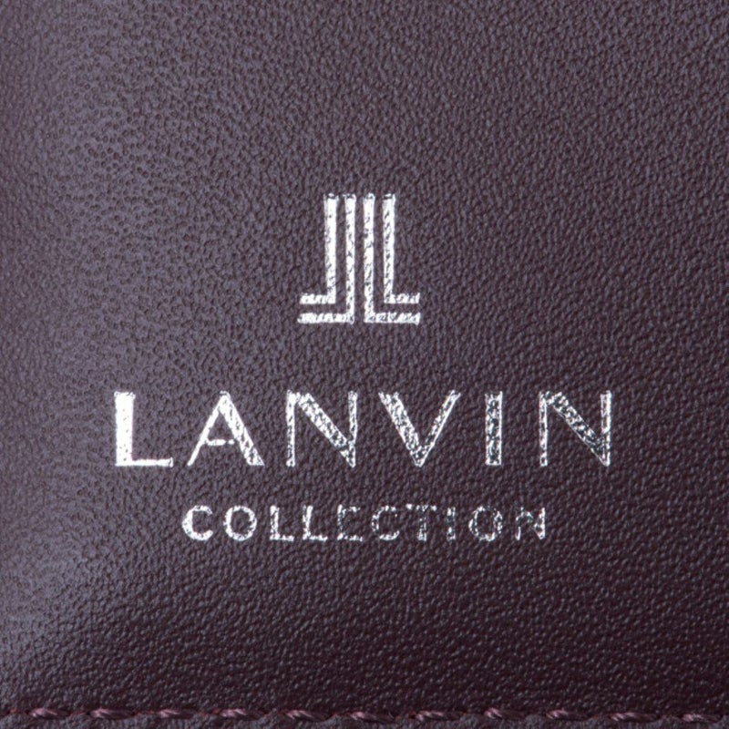 LANVIN COLLECTION couleur du vin 小銭入れ付き二つ折り財布 ブラック