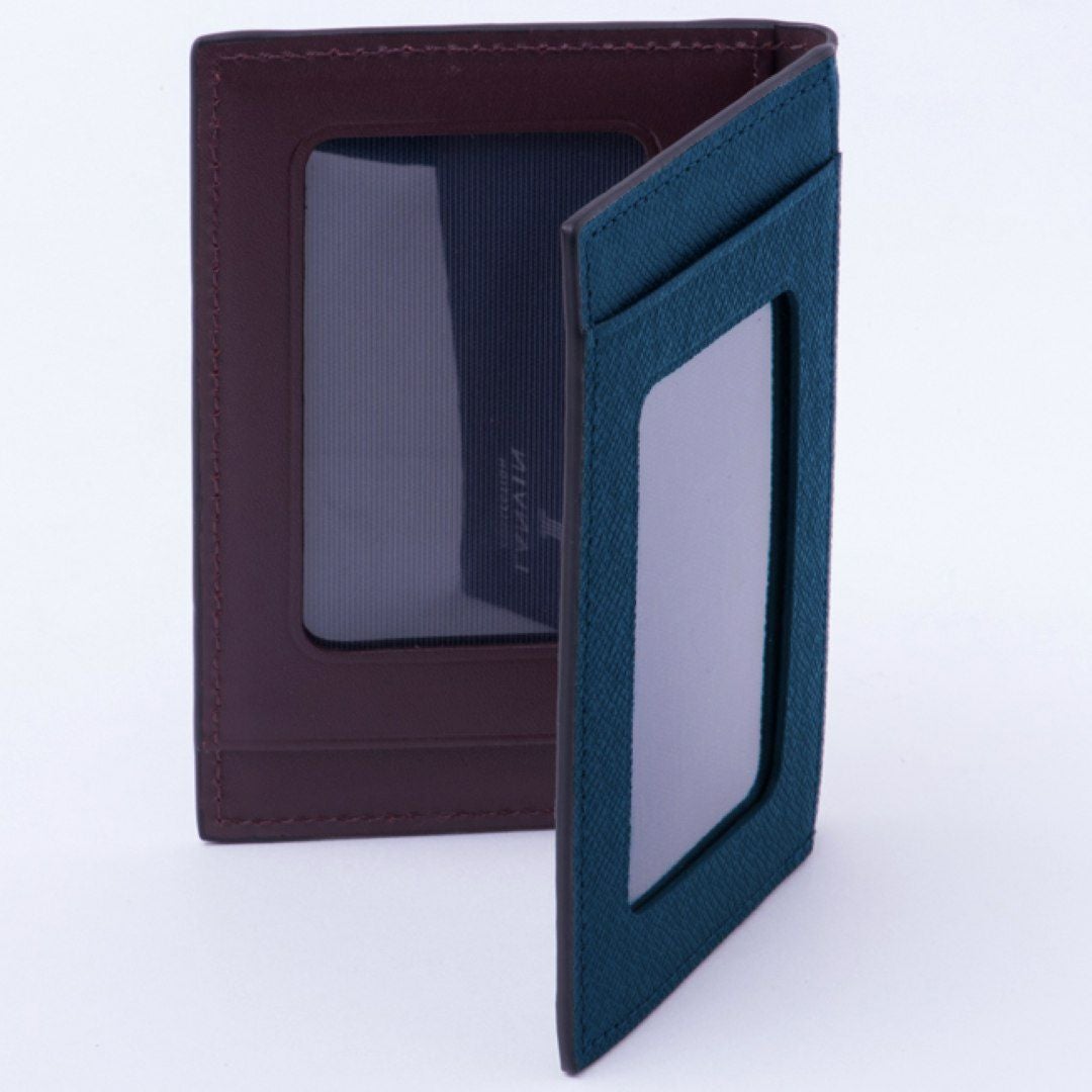 LANVIN COLLECTION couleur du vin パスケース ブルー