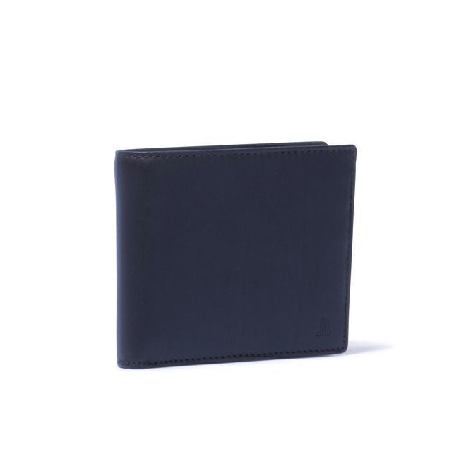 LANVIN COLLECTION EMBOSS COMBINATION 小銭入れ付き二つ折り財布 チョコ