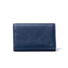 LANVIN COLLECTION EMBOSS COMBINATION 名刺入れ ネイビー
