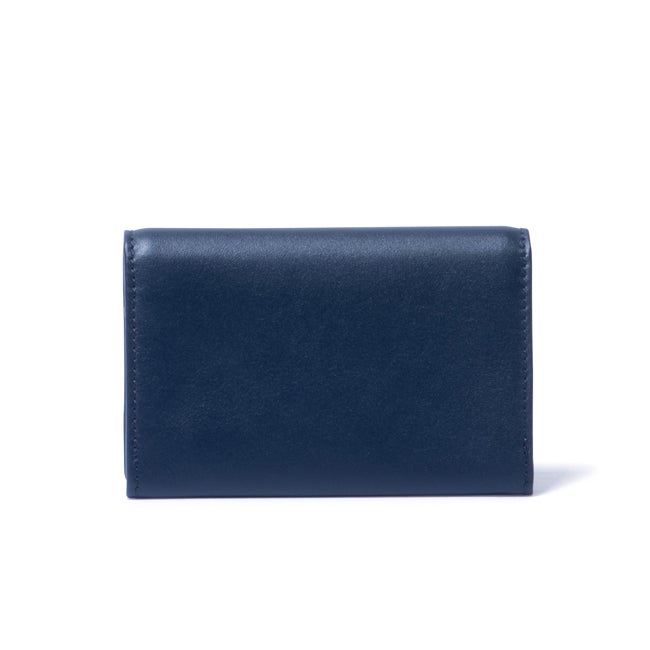 LANVIN COLLECTION EMBOSS COMBINATION 名刺入れ ネイビー