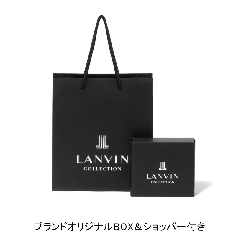LANVIN COLLECTION EMBOSS COMBINATION 名刺入れ ブランドオリジナルBOX＆ショッパー付き