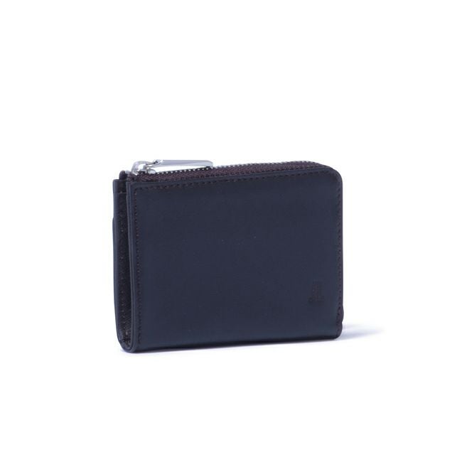 LANVIN COLLECTION EMBOSS COMBINATION L字ファスナー型小銭入れ チョコ