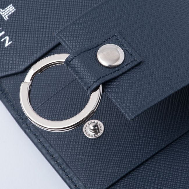 LANVIN COLLECTION EMBOSS COMBINATION キーケース ネイビー
