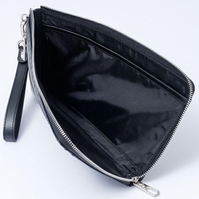 iKON クラッチバッグ MURA クラッチバッグ メンズ L字ファスナー セカンドバッグ コンパクト