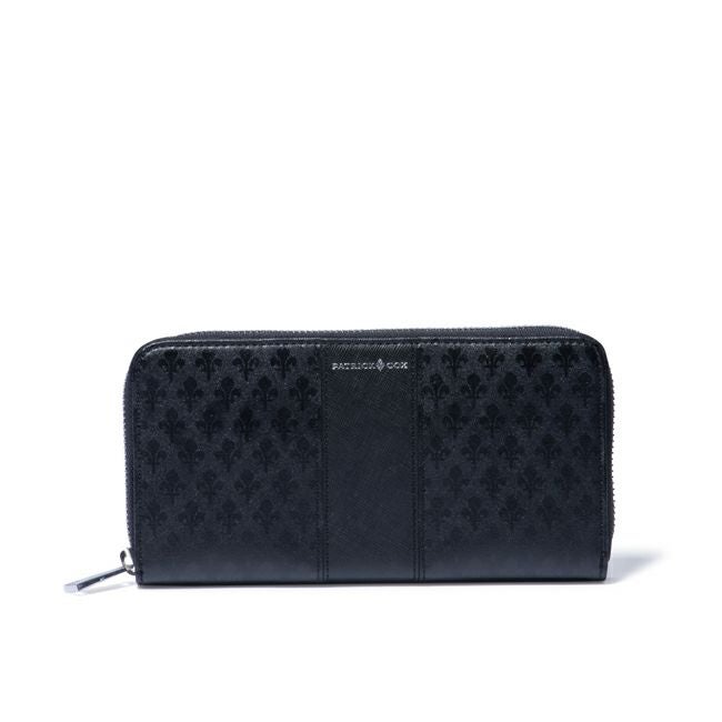 PATRICK COX ニューキングス ラウンドファスナー長財布 ブラック