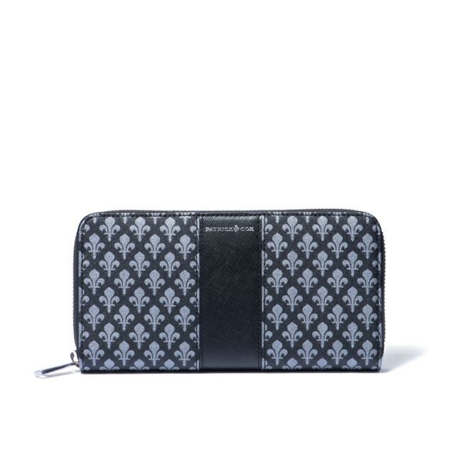 PATRICK COX ニューキングス ラウンドファスナー長財布 シルバー