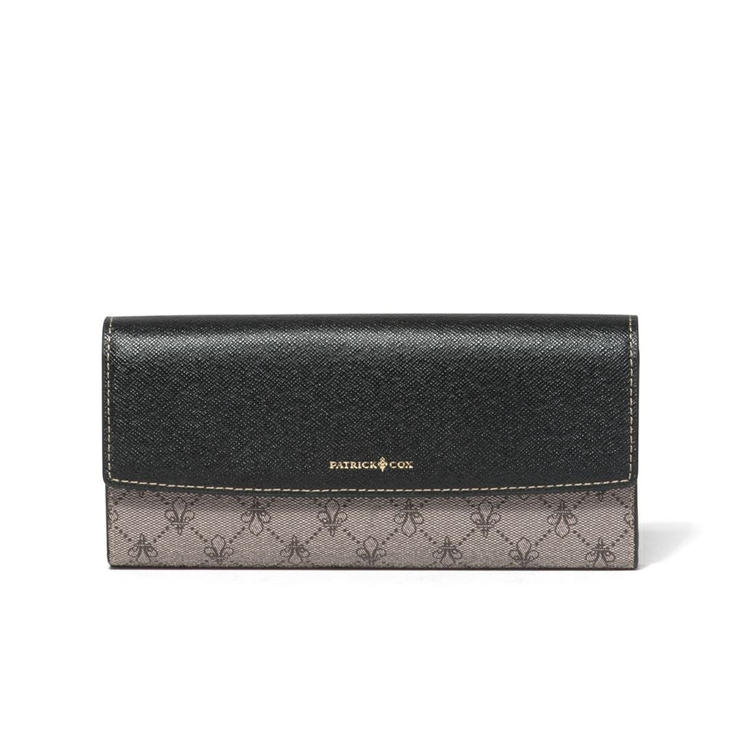 【GINGER掲載】PATRICK COX リッチ 長財布 ブラックB