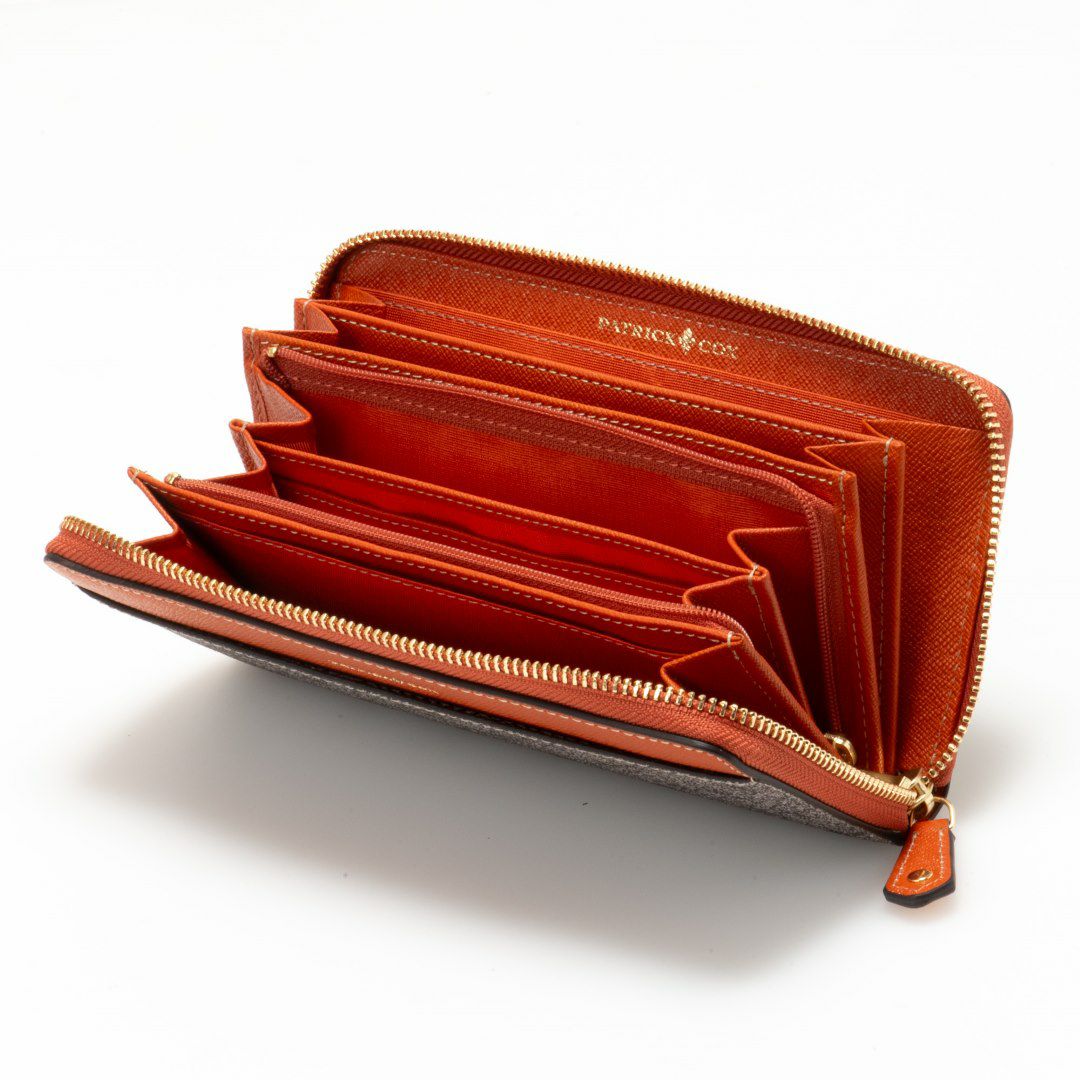PATRICK COX リッチ ラウンドファスナー長財布 商品｜THE BAGMANIA