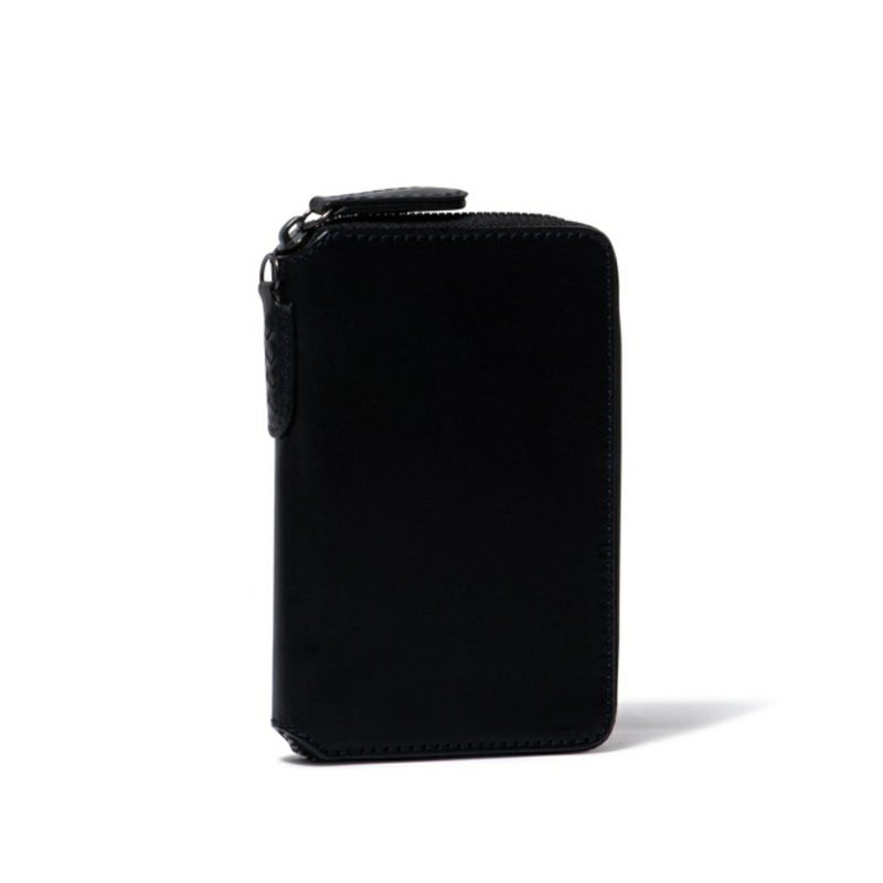 NOMADOI アラバマ ミドルラウンド折り財布 ブラック