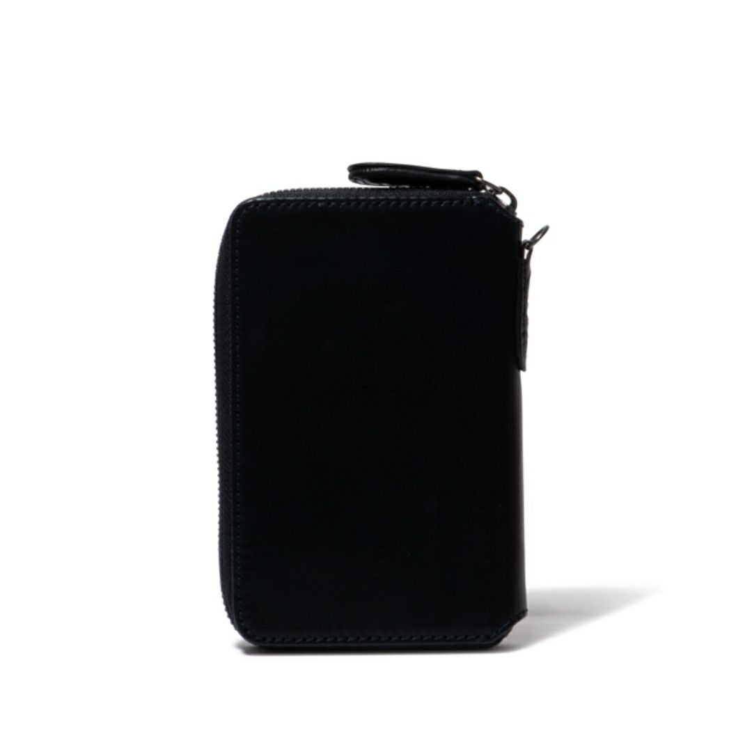 NOMADOI アラバマ ミドルラウンド折り財布 ブラック