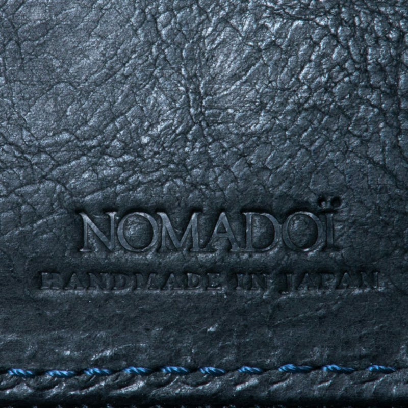 NOMADOI アラバマ ミドルラウンド折り財布 ブラック